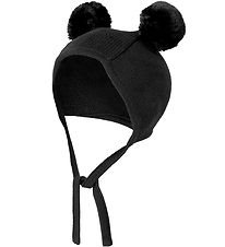Mini Rodini Beanie - Knitted - Fine - Black