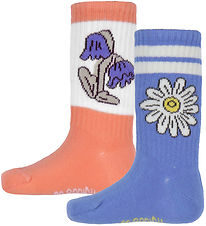 Mini Rodini Socks - 2-Pack - Flower - Multi