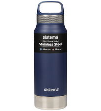 Sistema Thermosflasche - Edelstahl Steel - 650 ml - Blau