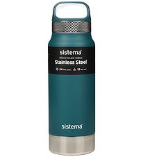 Sistema Thermosflasche - Edelstahl Steel - 650 ml - Grün