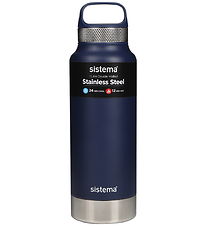Sistema Thermosflasche - Edelstahl Steel - 1 L - Blau