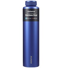 Sistema Thermosflasche - Edelstahl Steel - 600 ml - Future Dusk