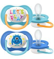Philips Avent Nappar - 2-pack - Ultra Air - Blå/Turkos m. Tryck