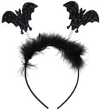 Molly & Rose Kostüm - Haarreifen - Batman - Schwarz Glitzer