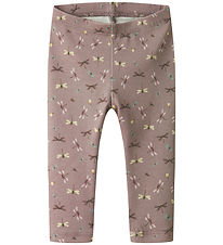 Name It Leggings - NbfJoyane - Purple Dove