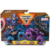 Monster Jam Truck - 1:64 - Marvel - 2-Pack - Captain America vs