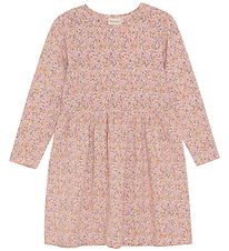 Minymo Kleid - LS AOP - Rosette