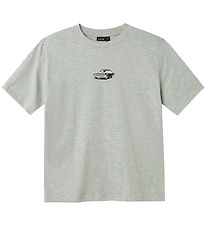 LMTD Blouse - NlmShostar - Light Gray Melange/Car