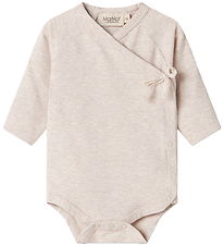 MarMar Bodysuit l/s - Belita - Noos - Light beige melange