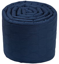 Smallstuff Bed Bumper - Quilted Navy