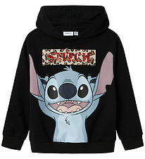 Name It Hoodie - NkfJixiri - Stitch - Black
