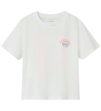 Name It T-shirt - NmmDartin - Bright White/Burgerälskare