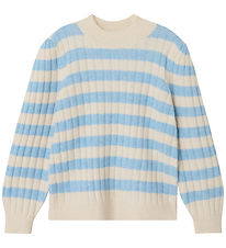 Blouse Name It - Tricoté - NkfDitte - Crème au beurre/Clear Sky