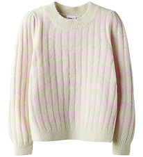Name It Bluse - Strick - NkfDitte - Buttercreme/Pirouette
