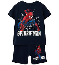 Name It Schlafanzug - 2 Geteilt - Spider-Man - NmmMus - Dark Sap