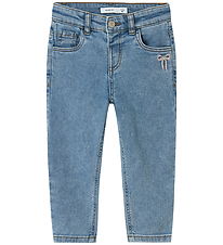 Name It Jeans - Noos - NmfBella - Medium+ Blue Denim/Bom Embroid