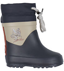 Wheat Thermo Boots - Navy Dino