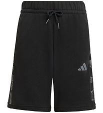 adidas Performance Sweatshorts - J CAMO - Schwarz