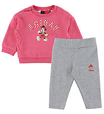 adidas Performance Sweatset - I DY My JOG - PNKFUS/MULTCO/PURRUB