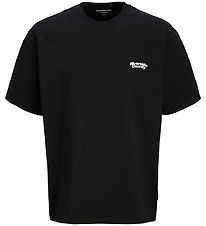 Jack & Jones T-shirt - JcoRetreat Typographic - Black