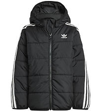 adidas Originals Steppjacke - Schwarz/Weiß
