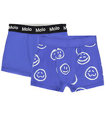 Molo Boxer nærbuxur - Justin - 2 Pakki - Tunglið Moods Blue