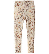Name It Leggings – Rib – NmfNiara – Haferflocken/Woodrose