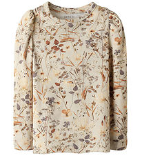 Name It Bluse – Rib – NmfNiara – Oatmeal/Woodrose