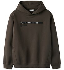 Name It Kapuzenpullover - NkmLeonas - Türkischer Kaffee