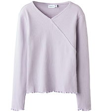 Name It Tröja - Rib - NkfFrida - Misty Lilac