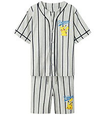 Name It Set - Hemd/Shorts - NkmMaska - Pokémon - Light Grey M