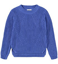 Molo Bluse - Strick - Gillis - Violett Blue