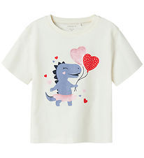 Name It T-Shirt - NmfKatinka - Coconut Milch