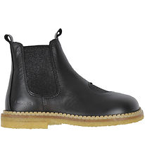 Angulus Stiefel - Chelsea - Schwarz m. Glitter/Herz