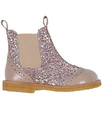 Angulus Stiefel - Chelsea - Faded Rose/Blossom Glitter