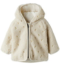 Lil' Atelier Fleecejacke - NbnNalo - Turteltaube/Mond