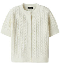 LMTD Cardigan - Prjónað - NlfKave - Antique White