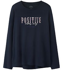 Name It Blouse - Loose - NkfViolet - Navy Blazer/Positive
