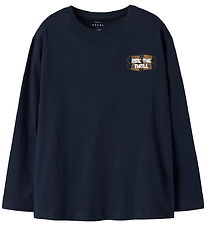 Name It Blouse - Loose - NkmVagno - Navy Blazer/Thrill