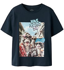 Name It T-Shirt - NkmVoto - Navy Blazer/Super Tag
