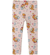 Name It Leggings - NmfJiddi - Paw - Brüniert Lilac
