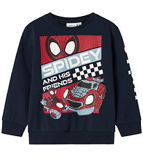 Name It Bluse - NmmJo - Spider-Man - Navy Blazer