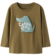 Name It Blouse - NmmVagno - Dull Gold/Croco Loco