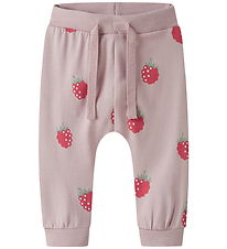 Name It Trousers - NmfVandora - Burnished Lilac/Raspberry