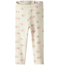 Lil' Atelier Leggings - NbnLayo - Noos - Turtledove/Pink Cloud