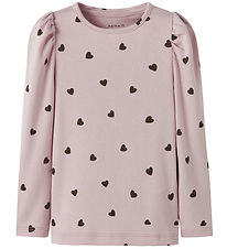 Name It Blússa - NmfKheart - Glansandi Lilac