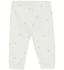 Minymo Sweatpants - AOP - Marshmallows White