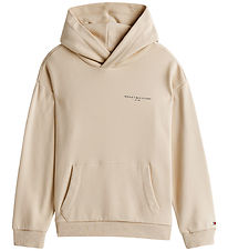 Tommy Hilfiger Hoodie - U Mini Corp Logo - Classic+ Beige