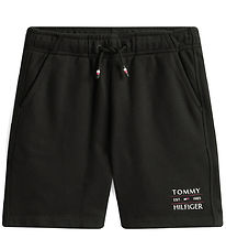 Tommy Hilfiger Sweat Shorts - Flag - Black