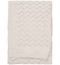 Fixoni Decke - Strick - 100x100 cm - Eierlikör